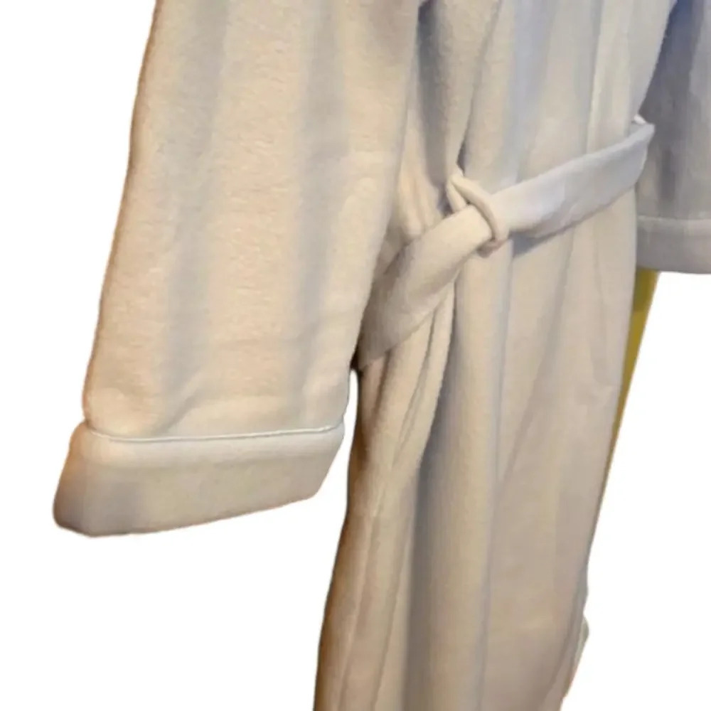 Miss Elaine Colette Plush Robe Light Blue Full Length Long Sleeve Women Size XL - Picture 5 of 9